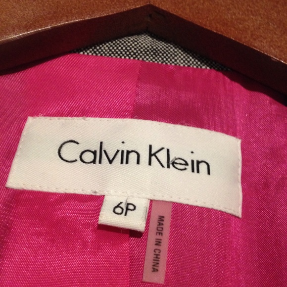 Calvin Klein Tweed Blazer - Picture 4 of 4